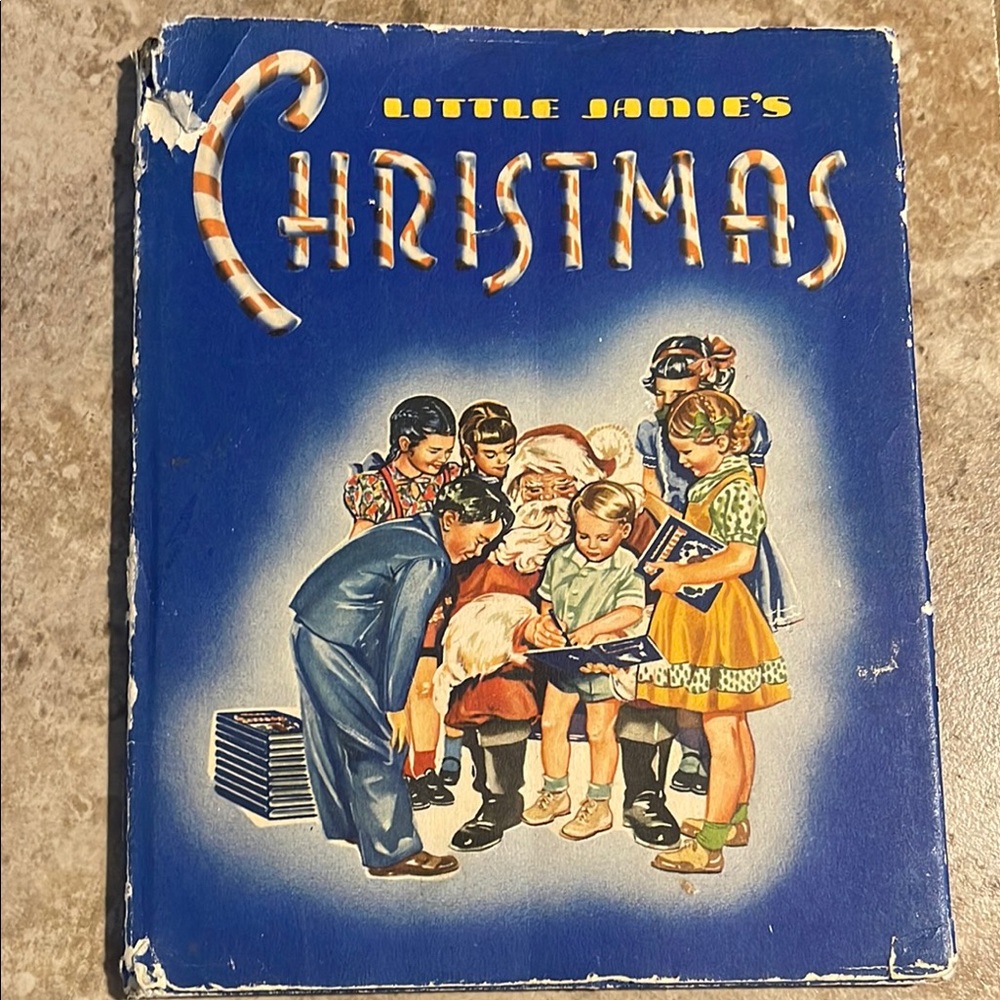 Vintage Little Janie’s Christmas By Virginia and Neville Smith 1946